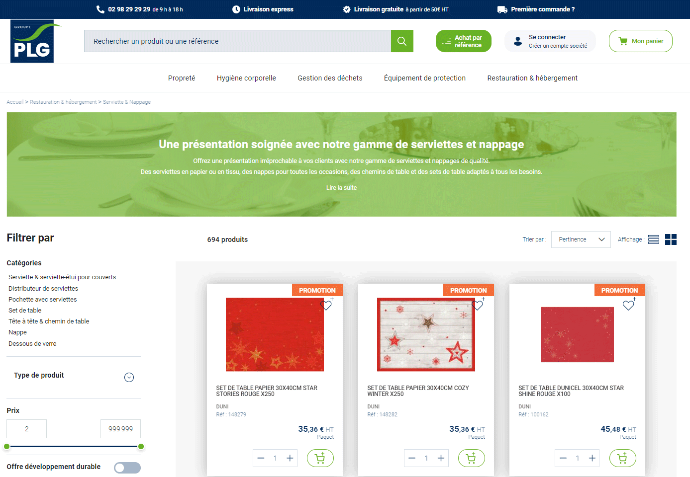 Naviguez sur nos pages catalogues enrichies