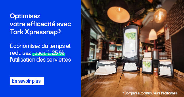 Bannière_Tork Xpressnap® mobile