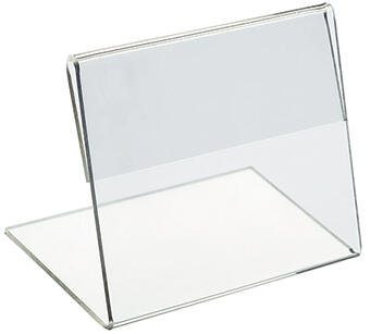PORTE ÉTIQUETTES PLEXIGLASS 6 X 8 CM X10