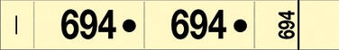 TICKET VESTIAIRE JAUNE X50