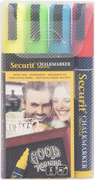 FEUTRES CRAIE POINTE 2-6 MM ASSORTIMENT COULEURS X4