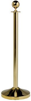 POTEAU D'ACCUEIL DORÉ H 97 CM