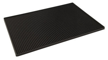 TAPIS DE BAR NOIR 45 X 30,5 CM