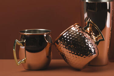 MUG EN CUIVRE MARTELÉ 50 CL