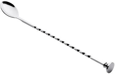 CUILLÈRE À COCKTAIL TORSADÉE EN ACIER INOXYDABLE 27,5 CM