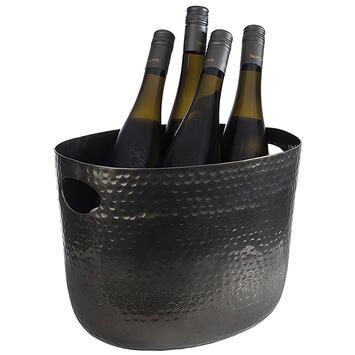VASQUE À CHAMPAGNE NOIRE MARTELÉE 7 L