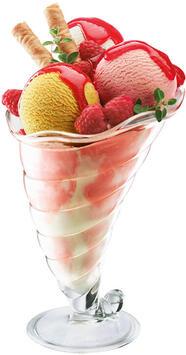 FORTUNA COUPE À GLACE 32 CL Ø 12,5 CM H 18 CM