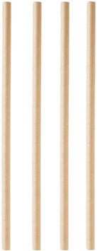 PAILLE DROITE 23CM PAPIER KRAFT X100