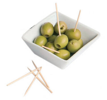 PIQUE COCKTAIL BOIS 2 POINTES 8CM X1000