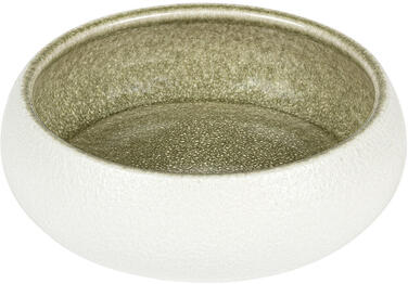 SAVEURS BOL BLANC/OLIVE Ø 14,5 CM