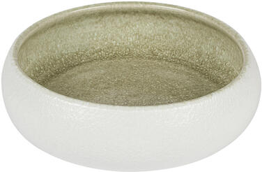 SAVEURS BOL BLANC/OLIVE Ø 19,5 CM