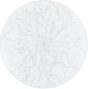NUIT D'ORAGE ASSIETTE PLATE Ø 28 CM BLANCHE