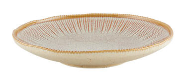 ASSIETTE SHANGRILA ORO CREUSE D23CM