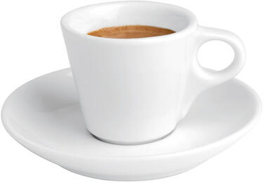 CONIQUE BLANCHE SOUS-TASSE CAFÉ Ø 12 CM