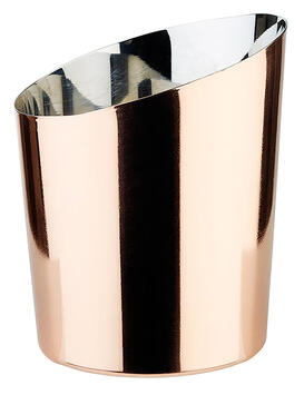 POT À FRITES BISEAUTÉ CUIVRE Ø 85 MM 45 CL