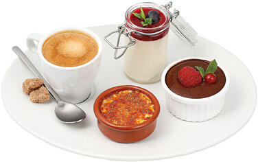 ISIS ASSIETTE CAFÉ GOURMAND 25 X 19,5 CM