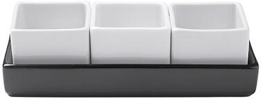 CUBES PORCELAINE + PLATEAU