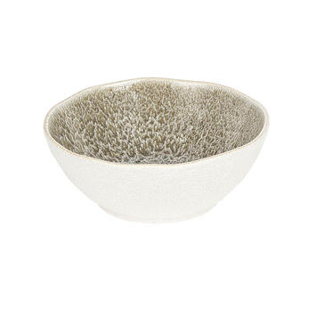 BOL POKE D18CM BEIGE/BLANC