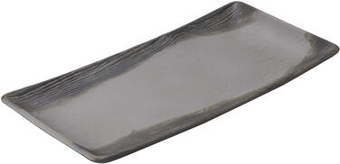 ASSIETTE ARBORESCENCE RECTANGULAIRE POIVRE Ø 30 CM