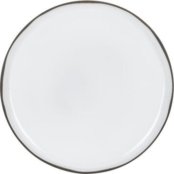 CARACTÈRE ASSIETTE PLATE BLANCHE Ø 26CM