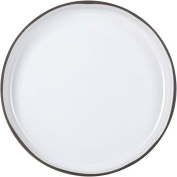 CARACTÈRE ASSIETTE GOURMETS BLANCHE Ø 23 CM