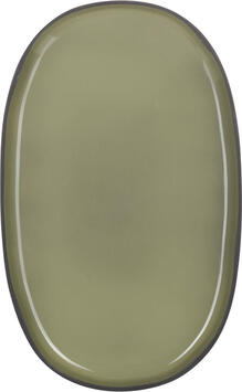 CARACTÈRE ASSIETTE OVALE CARDAMONE Ø 35 CM