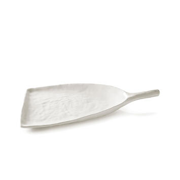 YLI ASSIETTE PELLE 18,5X14,5X2,5 CM BLANC ALBÂTRE