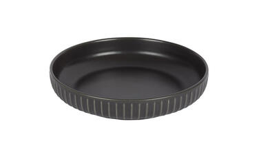 ASSIETTE MAAT CREUSE D20CM ANTHRACITE