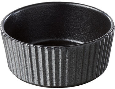BURGER CHIC MINI RAMEQUIN À CÔTES NOIR 3 CL