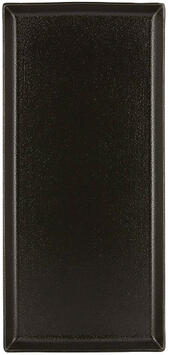 EQUINOXE ASSIETTE RECTANGULAIRE NOIRE 32,5 X 15 CM