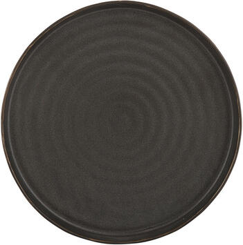 ORBITAL ASSIETTE NOIRE Ø 19 CM