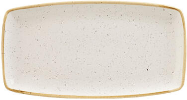 STONECAST BARLEY WHITE PLAT IVOIRE 29,8 X 15,3 CM
