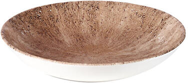STONE ZIRCON BROWN ASSIETTE CREUSE Ø 18,2 CM
