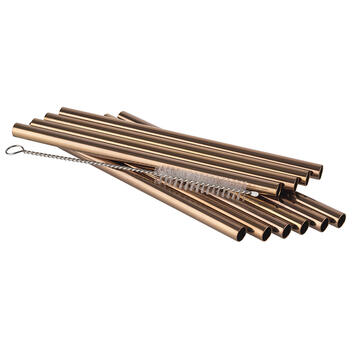 PAILLE INOX 15CM CUIVRE X10