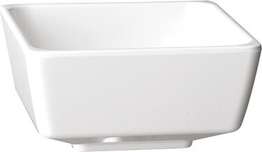 SALADIER EN MÉLAMINE POUR BUFFET 4 25,5 X 25,5 CM BLANC