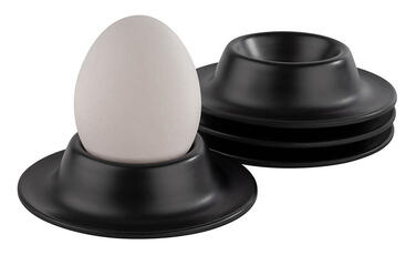 COQUETIER EMPILABLE NOIR X4