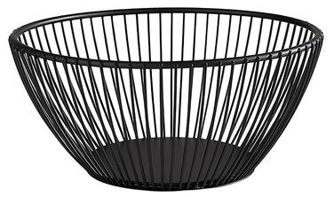 CORBEILLE À PAIN EN FIL MÉTAL NOIR Ø 17,5 CM