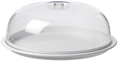 CLOCHE ET PLATEAU Ø 35 CM H 13 CM