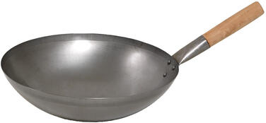 WOK MANCHE BOIS 35 CM
