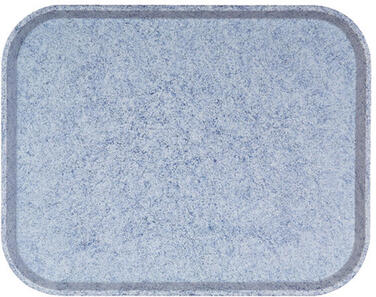 PLATEAU POLY STR 46 X 36 CM GRANIT BLEU