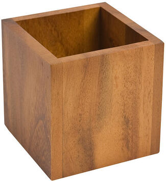 SUPPORT CUBE POUR BUFFET EN ACACIA 10 X 10 CM