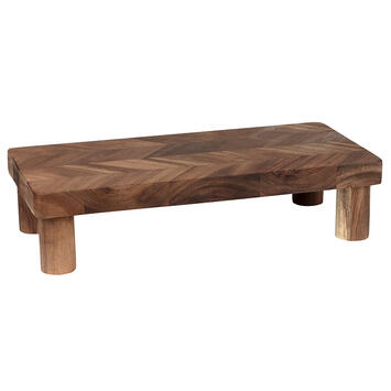 PLANCHE A SERVIR SUR PIEDS BOIS 35X15X6CM