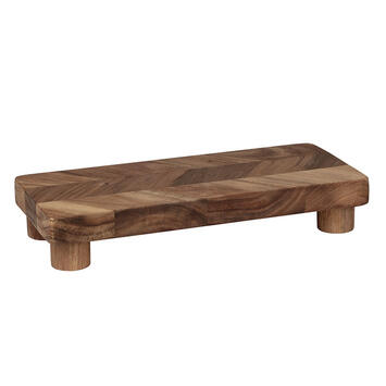 PLANCHE A SERVIR SUR PIEDS BOIS 42X20X10CM