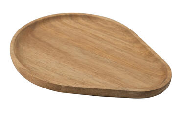 PLATEAU ACACIA FORME GOUTTE 20X16 CM