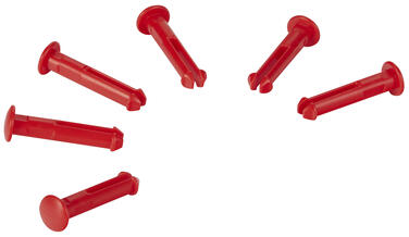 GOUPILLES DE RECHANGE SUPPORTS 10114V ET 10134V ROUGE X6