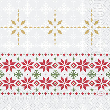 SERVIETTE 33X33CM OUATE 3 PLIS TRADITION X50