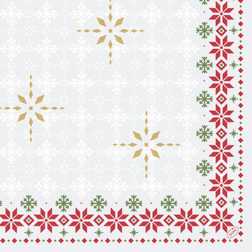 SERVIETTE 40X40CM NON TISSÉ DUNISOFT TRADITION X60