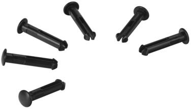 GOUPILLES DE RECHANGE SUPPORTS 10119V ET 10139V NOIR X6
