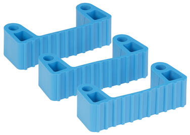 CLIPS CAOUTCHOUC DE RECHANGE SUPPORTS 1011 ET 1013 BLEU X3