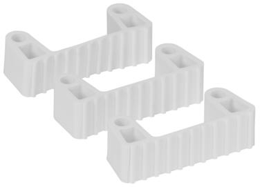CLIPS CAOUTCHOUC DE RECHANGE SUPPORTS 1011 ET 1013 BLANC X3